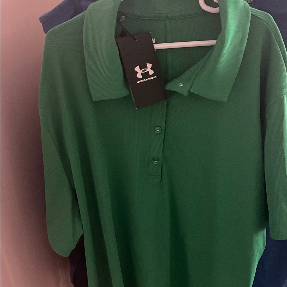 Under Armour Vibrant Green Polo